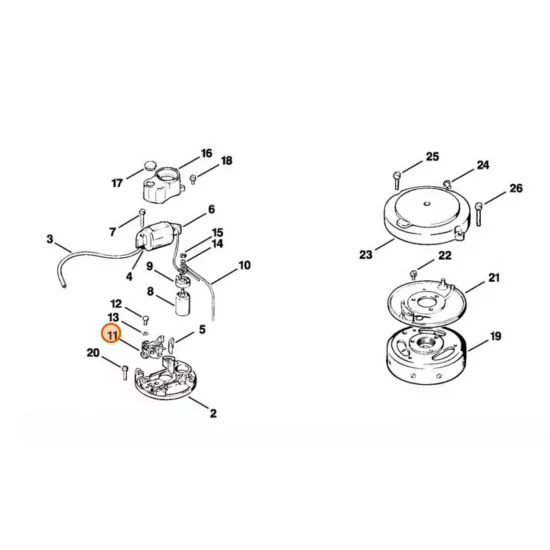 STIHL  Zestaw zestyku 1115 400 2000